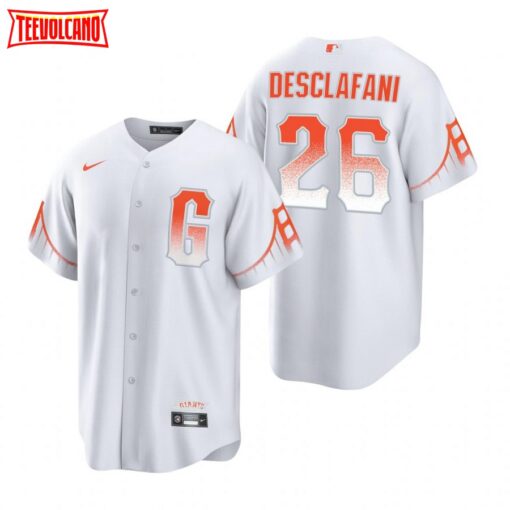 San Francisco Giants Anthony DeSclafani White 2021 City Replica Jersey