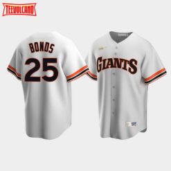 San Francisco Giants Barry Bonds White Cooperstown Collection Home Jersey