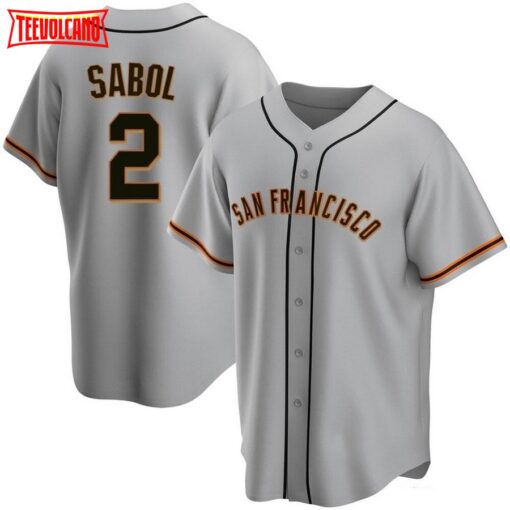 San Francisco Giants Blake Sabol Gray Road Replica Jersey