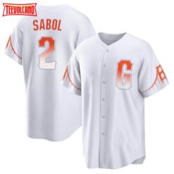 San Francisco Giants Blake Sabol White 2021 City Connect Replica Jersey