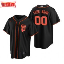 San Francisco Giants Custom Black Alternate Replica Jersey