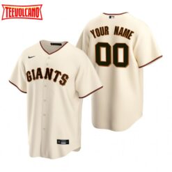 San Francisco Giants Custom Cream Home Replica Jersey