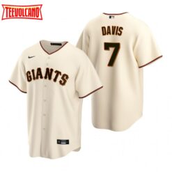 San Francisco Giants JD Davis Cream Home Replica Jersey