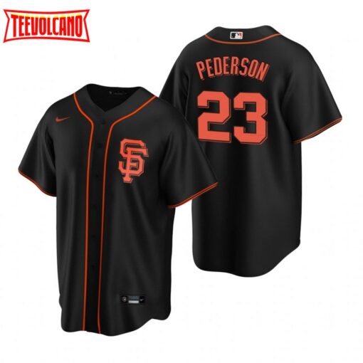 San Francisco Giants Joc Pederson Black Replica Alternate Jersey