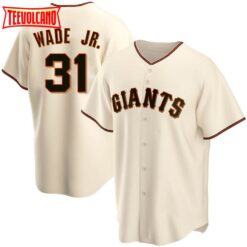 San Francisco Giants LaMonte Wade Jr Cream Home Replica Jersey