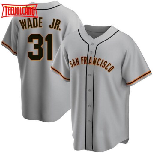 San Francisco Giants LaMonte Wade Jr Gray Road Replica Jersey