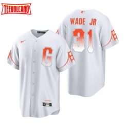 San Francisco Giants LaMonte Wade Jr White 2021 City Connect Replica Jersey