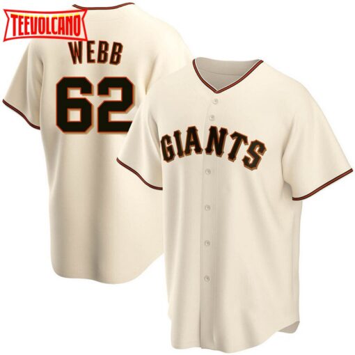 San Francisco Giants Logan Webb Cream Home Replica Jersey