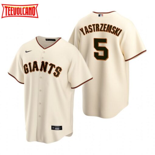 San Francisco Giants Mike Yastrzemski Cream Home Replica Jersey