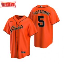 San Francisco Giants Mike Yastrzemski Orange Alternate Replica Jersey