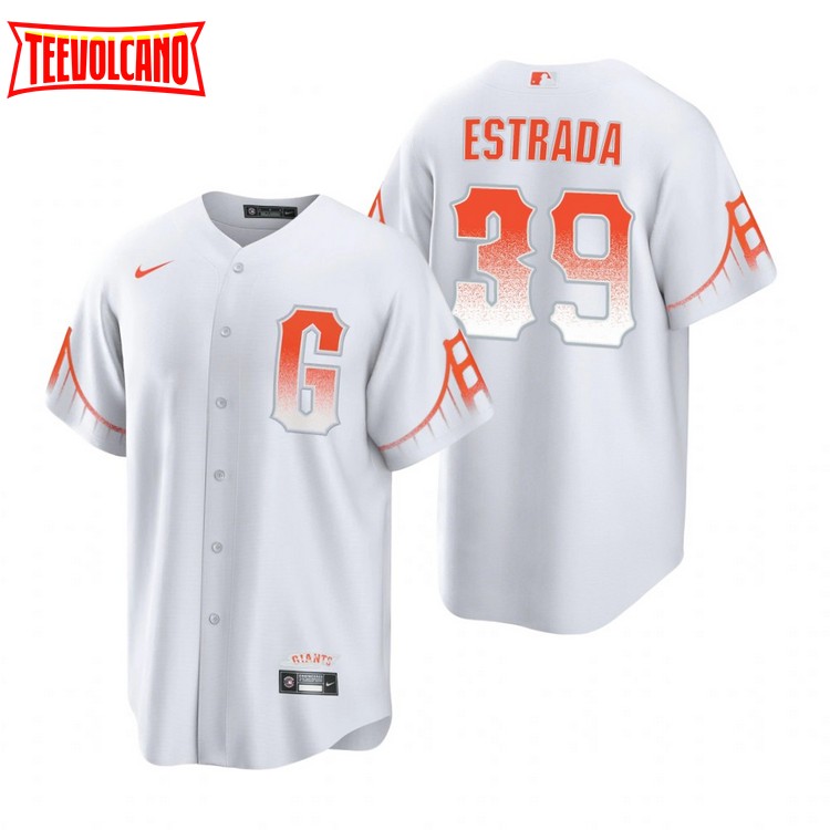 San Francisco Giants Thairo Estrada White 2021 City Connect