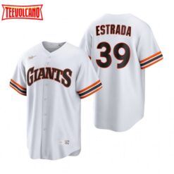 San Francisco Giants Thairo Estrada White Cooperstown Collection Jersey