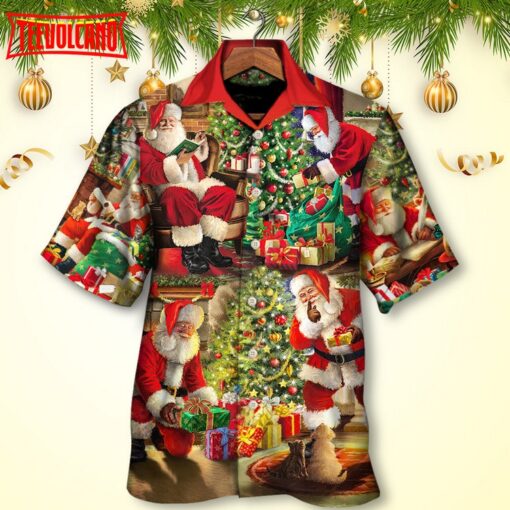 Santa Claus Story Gift For Xmas Hawaiian Shirt