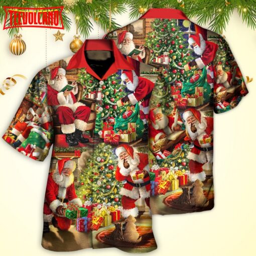 Santa Claus Story Gift For Xmas Hawaiian Shirt