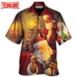 Santa Claus The Spirit of Christmas Art Style Hawaiian Shirt