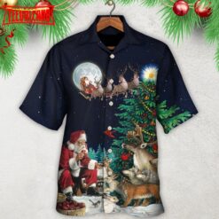 Santa Giving Christmas For Everyone Hawaiian Shirt