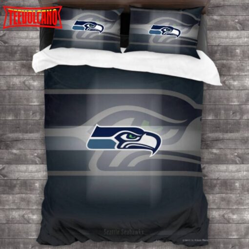 Seattle Seahawks Logo Bedding Set Duvet Cover
