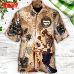 Skull Coffee Amazing Style For Pigue Hawaiian Shirt