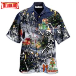 Skull Dancing With Christmas Hawaiian Shirt