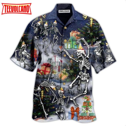 Skull Dancing With Christmas Hawaiian Shirt