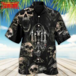 Skull Horror Skull Movies Hawaiian Shirt