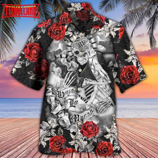 Skull Valentine’s Day Art Hawaiian Shirt