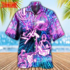 Sound Engineer Neon Style Hawaiian Shirt