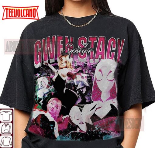 Spider Gwen Stacy 90s Vintage Graphic T-Shirt