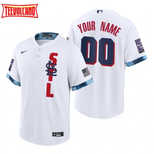 St. Louis Cardinals Custom White 2021 All Star Game Replica Jersey