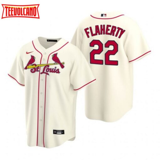 St. Louis Cardinals Jack Flaherty Cream Alternate Replica Jersey