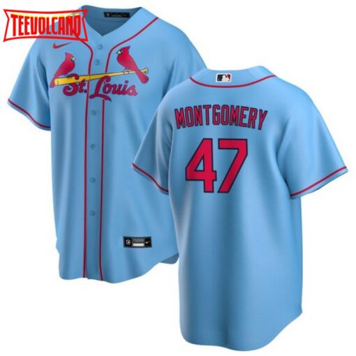 St. Louis Cardinals Jordan Montgomery Light Blue Alternate Replica Jersey