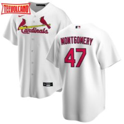 St. Louis Cardinals Jordan Montgomery White Home Replica Jersey