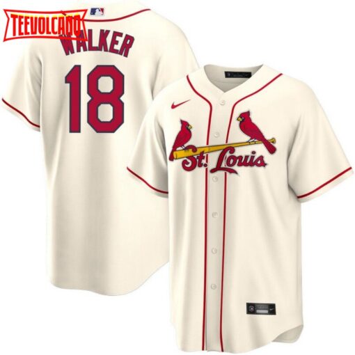 St. Louis Cardinals Jordan Walker Cream Alternate Replica Jersey