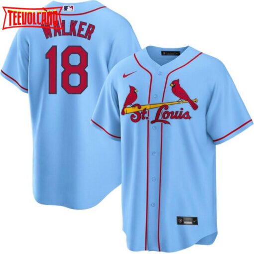 St. Louis Cardinals Jordan Walker Light Blue Alternate Replica Jersey