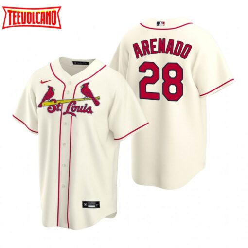 St. Louis Cardinals Nolan Arenado Cream Replica Alternate Jersey