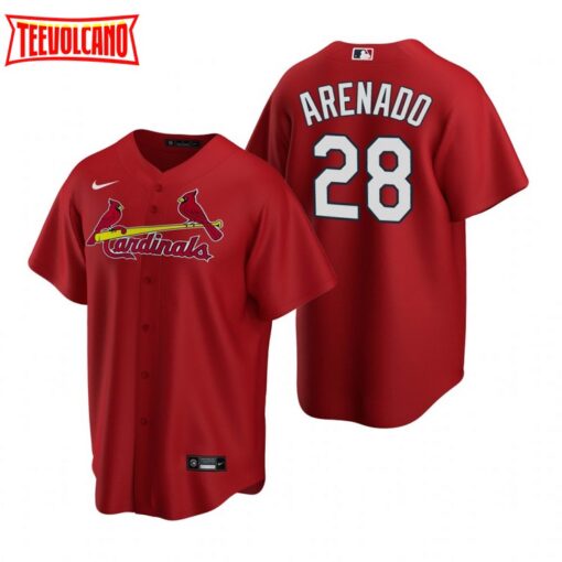 St. Louis Cardinals Nolan Arenado Red Replica Alternate Jersey