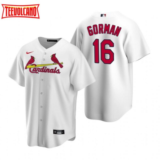 St. Louis Cardinals Nolan Gorman White Home Replica Jersey