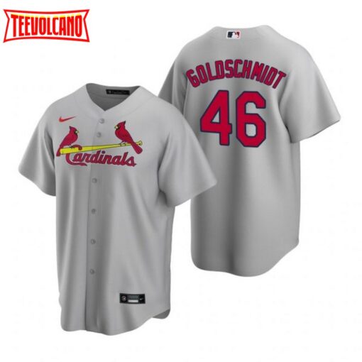 St. Louis Cardinals Paul Goldschmidt Gray Road Replica Jersey