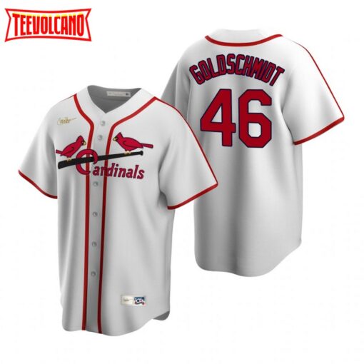 St. Louis Cardinals Paul Goldschmidt White Cooperstown Collection Jersey