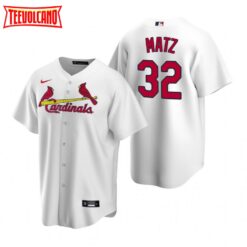 St. Louis Cardinals Steven Matz White Home Replica Jersey