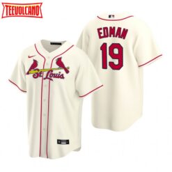 St. Louis Cardinals Tommy Edman Cream Alternate Replica Jersey