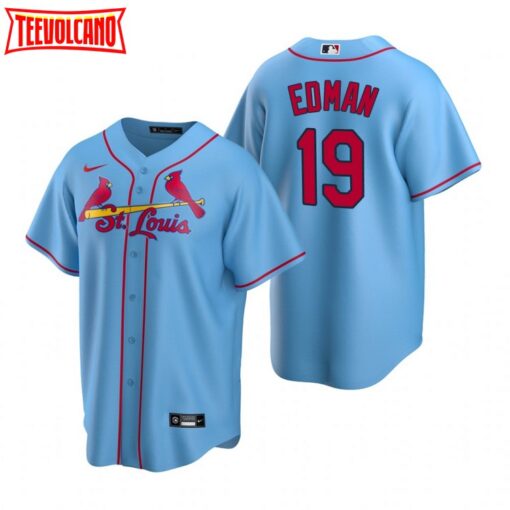 St. Louis Cardinals Tommy Edman Light Blue Alternate Replica Jersey