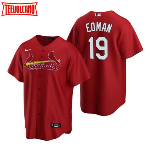 St. Louis Cardinals Tommy Edman Red Alternate Replica Jersey