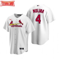 St. Louis Cardinals Yadier Molina White Replica Home Jersey