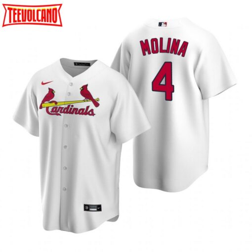 St. Louis Cardinals Yadier Molina White Replica Home Jersey