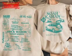 Sticky Season Tour 2023 Shirt, Noah Kahan Tour Double Side Shirt