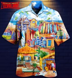 Surfing Store And Beach Hawaiian Shirt