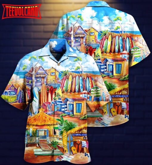 Surfing Store And Beach Hawaiian Shirt