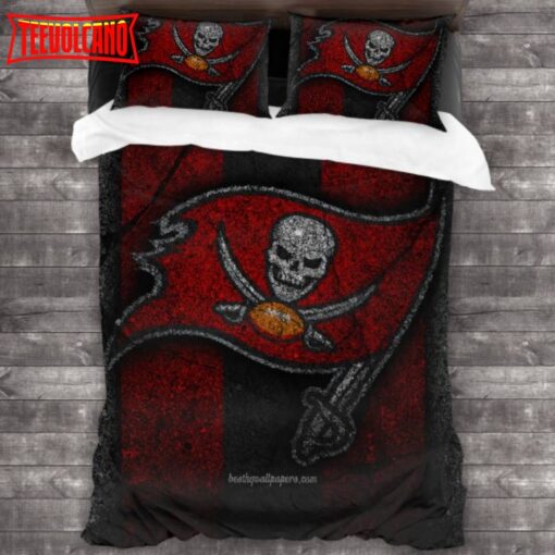 Tampa Bay Buccaneers Logo Bedding Set Duvet Cover