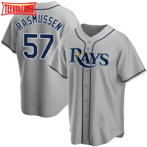 Tampa Bay Rays Drew Rasmussen Gray Replica Jersey